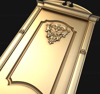 نموذج ثلاثي الأبعاد لآلة CNC أبواب منحوتة 